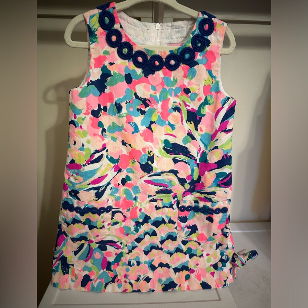 🩷 Lilly Pulitzer Printed Dress 4T